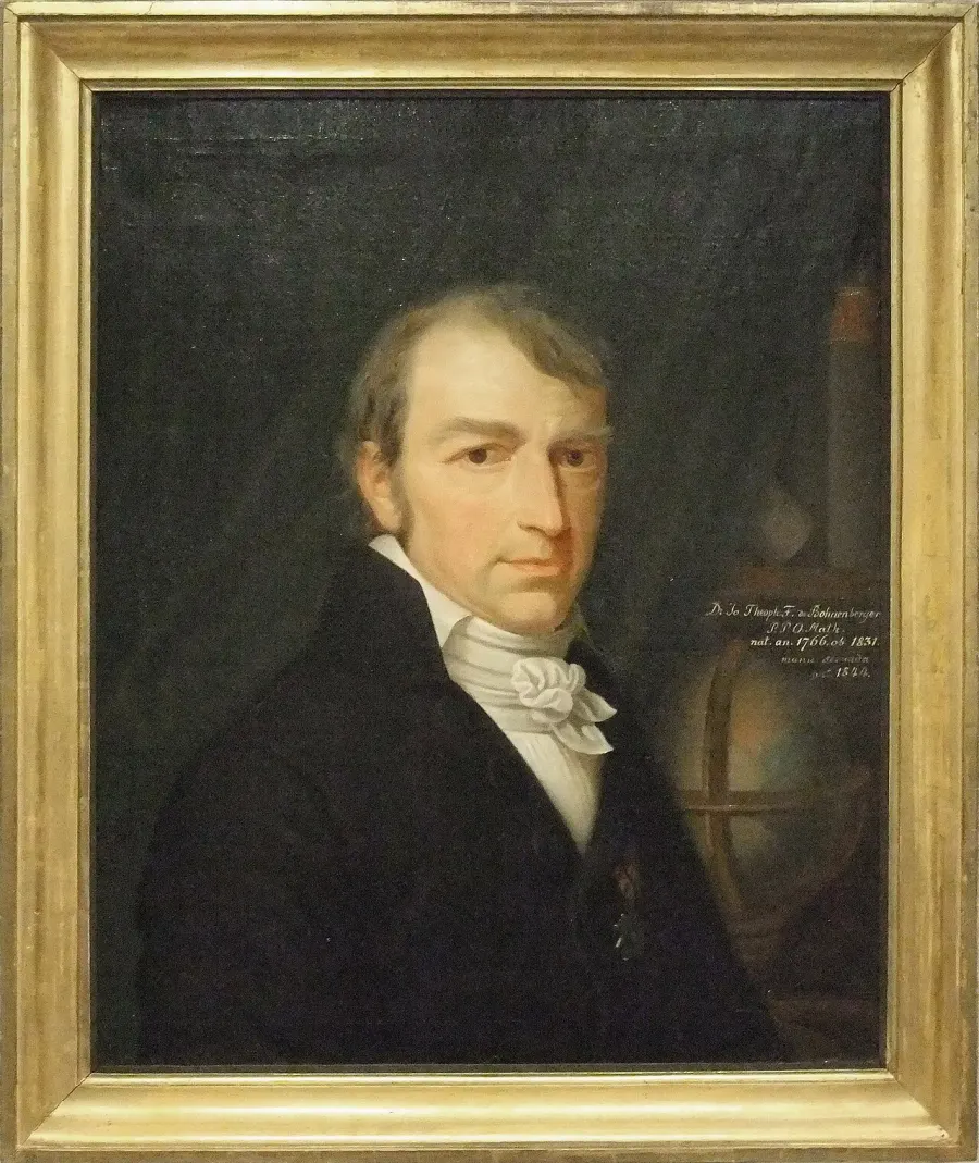 La carte Johann Gottlieb Friedrich von Bohnenberger