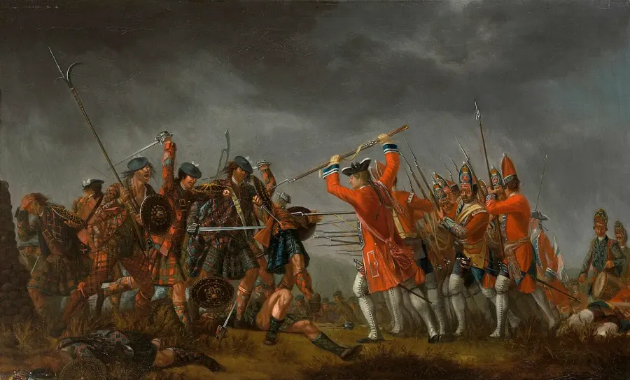 The Battle of Culloden card
