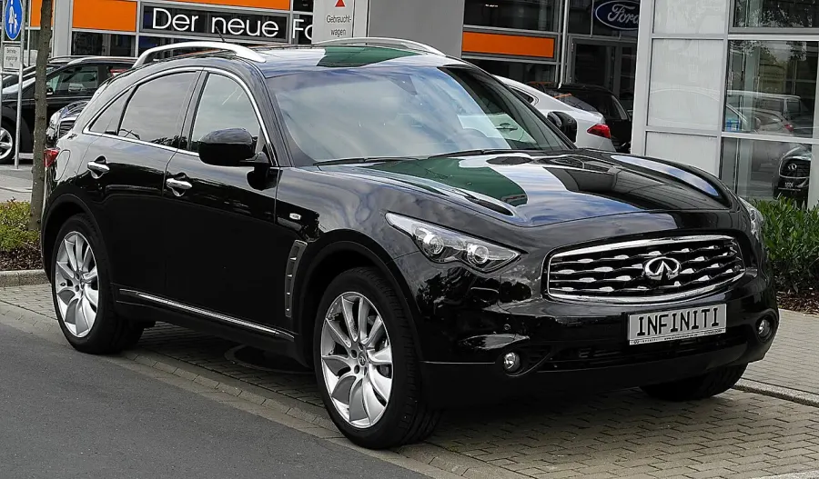 La carte Infiniti FX