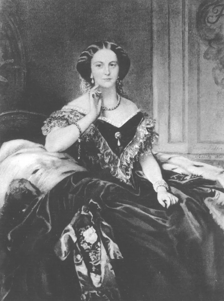 The Princess Antoinette of Saxe-Altenburg card