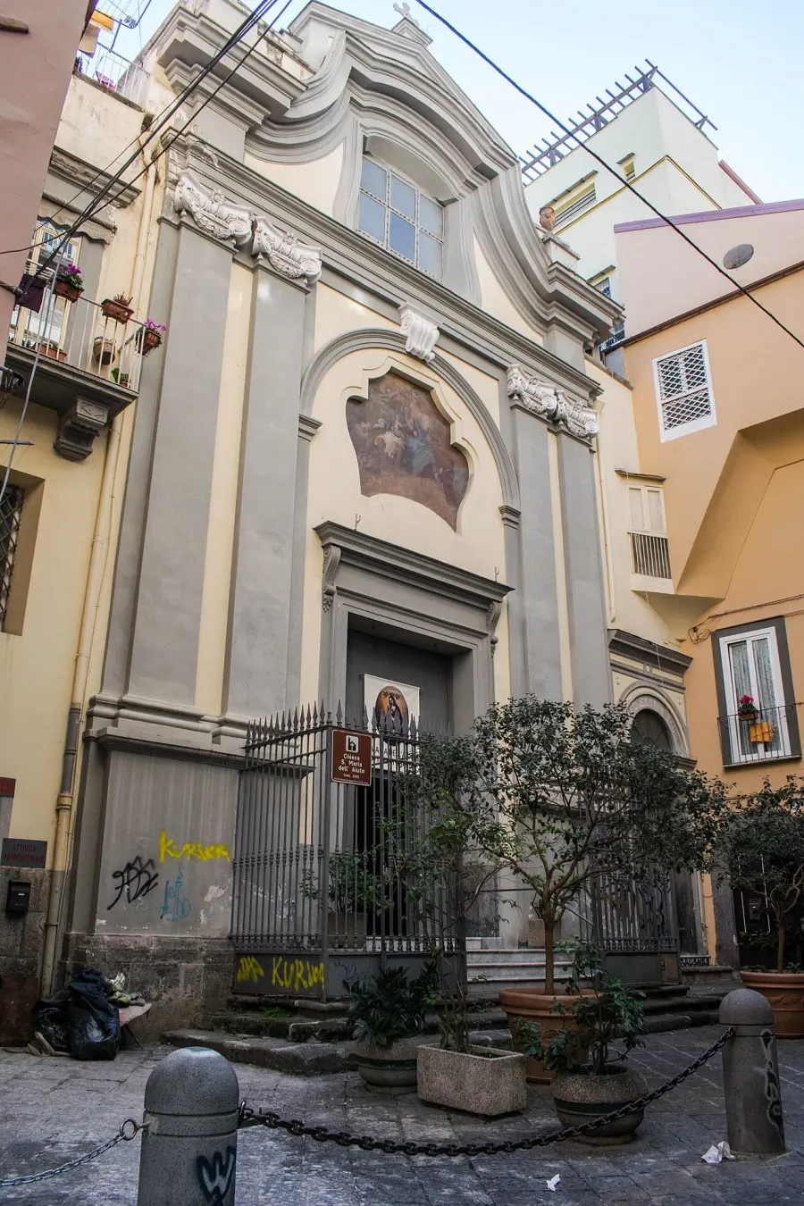 La carte Église Santa Maria dell'Aiuto