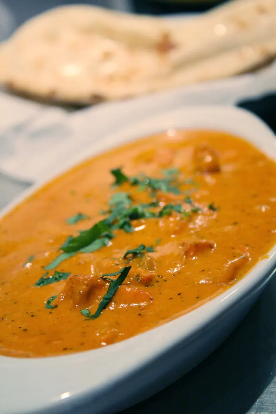 La carte Poulet tikka masala