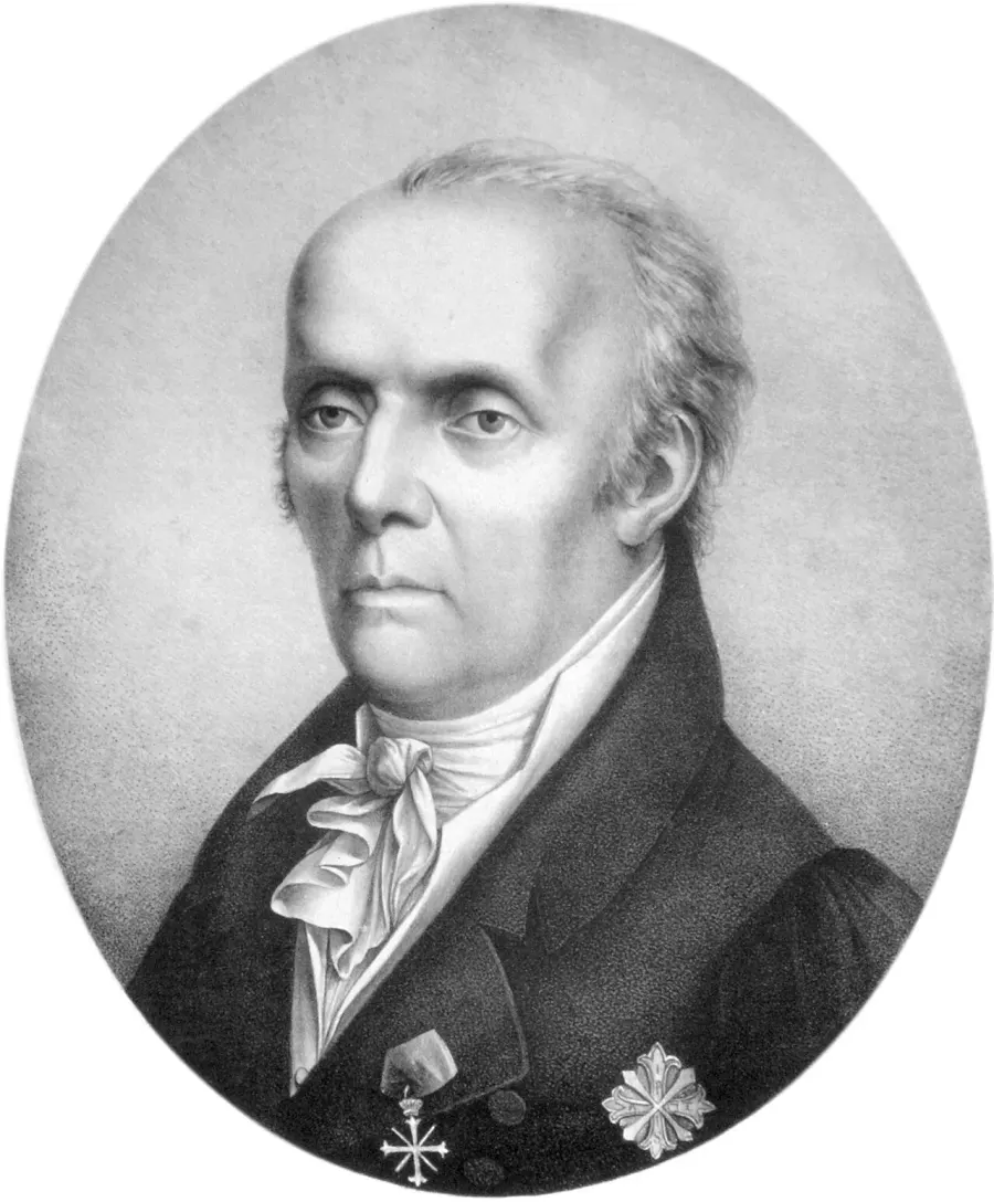 La carte Johann Peter Frank