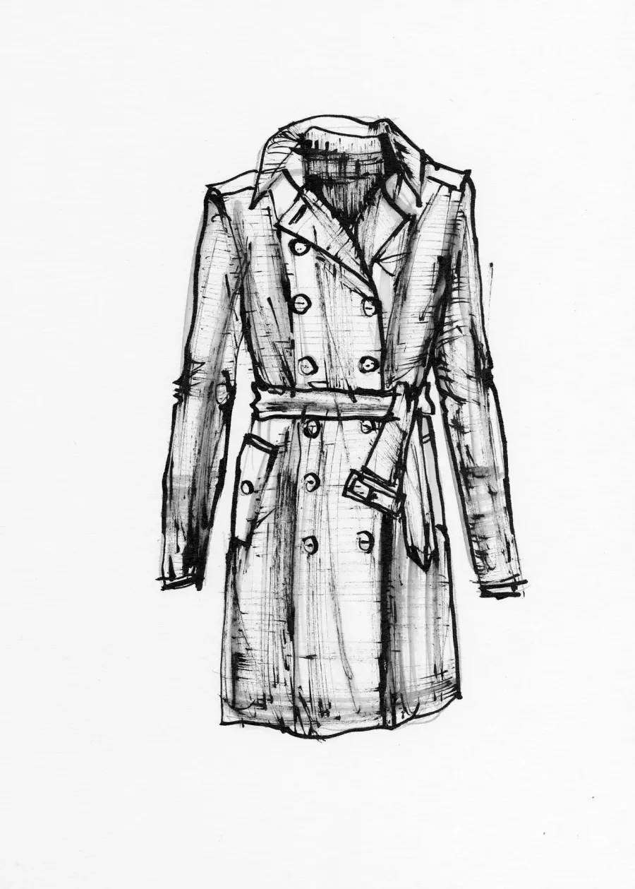 La carte Trench-coat