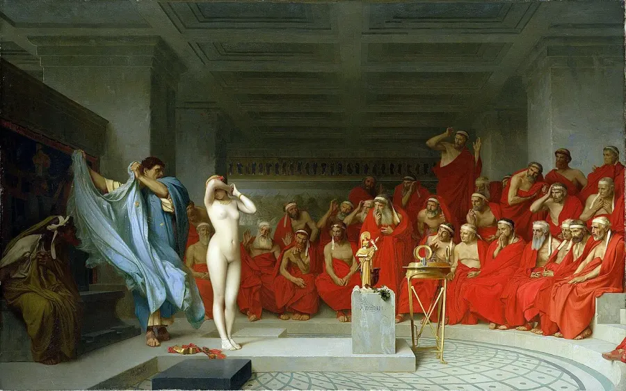 The Phryne Before the Areopagus card