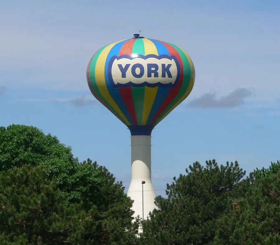 The York, Nebraska card
