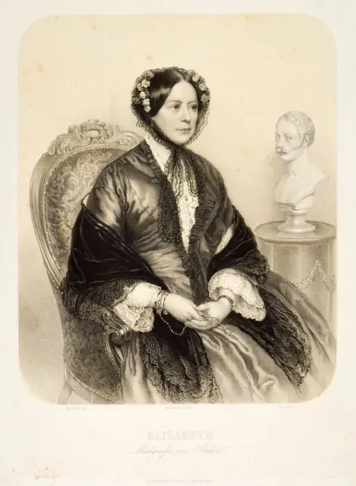 La carte Élisabeth-Alexandrine de Wurtemberg