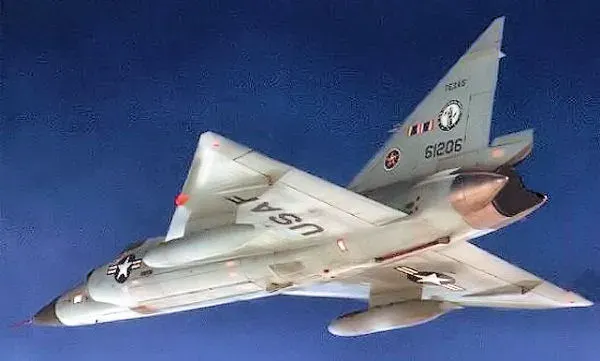 La carte Convair F-102 Delta Dagger