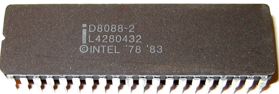 La carte Intel 8088