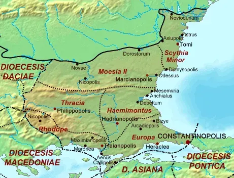 The Diocese of Thrace card
