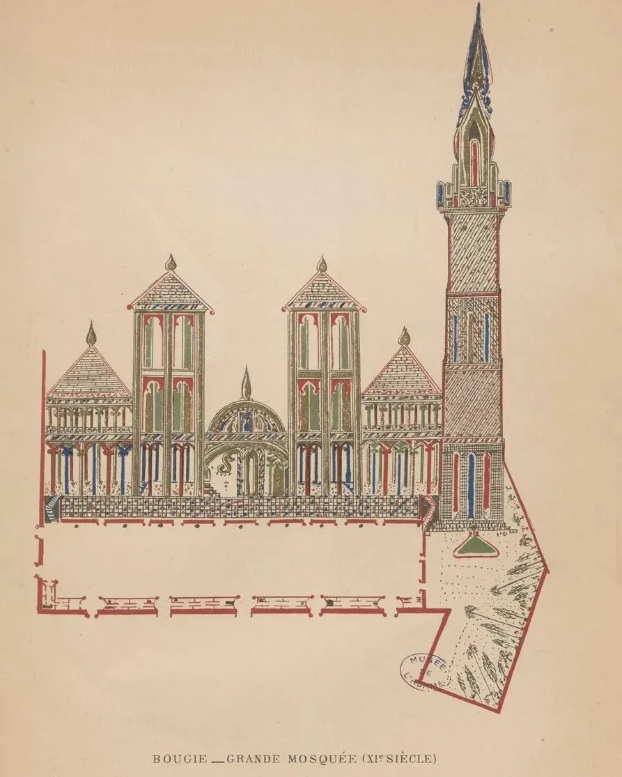 La carte Grande mosquée de Béjaïa