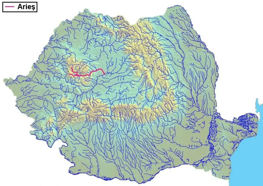 La carte Arieș