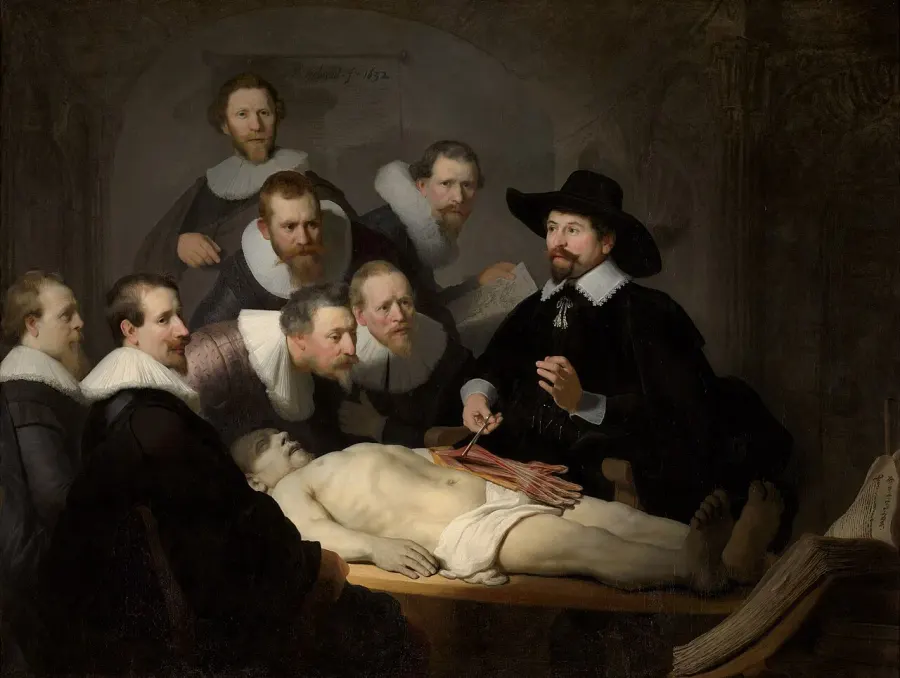 The The Anatomy Lesson of Dr. Nicolaes Tulp card