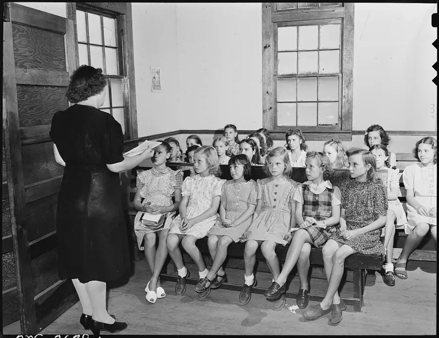 The Sunday school card