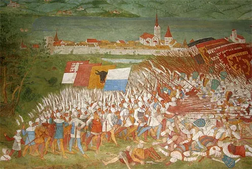 La carte Bataille de Sempach