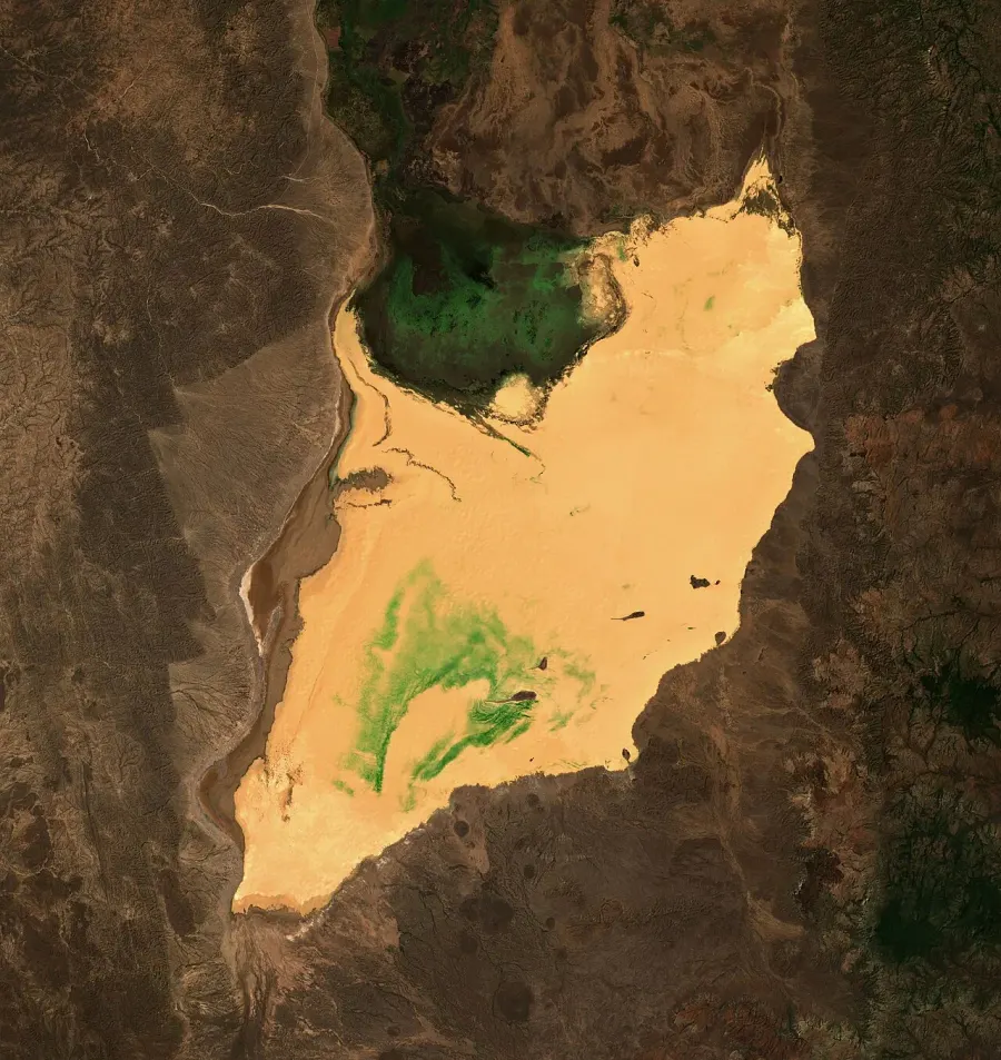 La carte Lac Chew Bahir