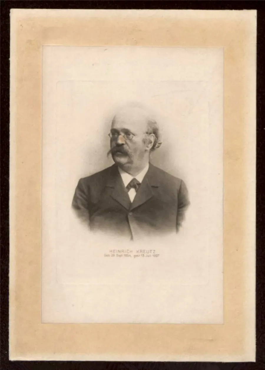 La carte Heinrich Kreutz