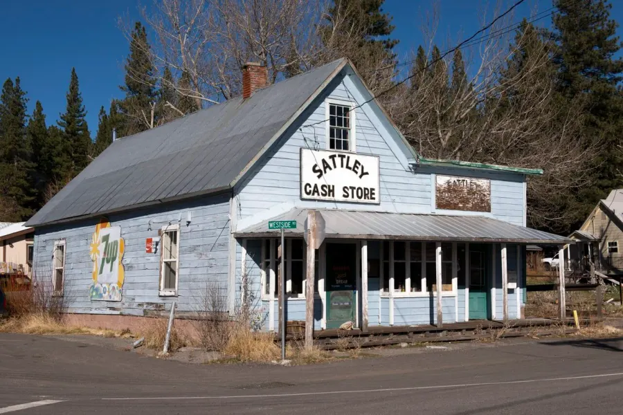 The Sattley, California card
