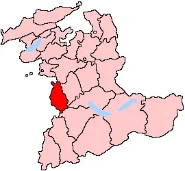 La carte District de Schwarzenburg
