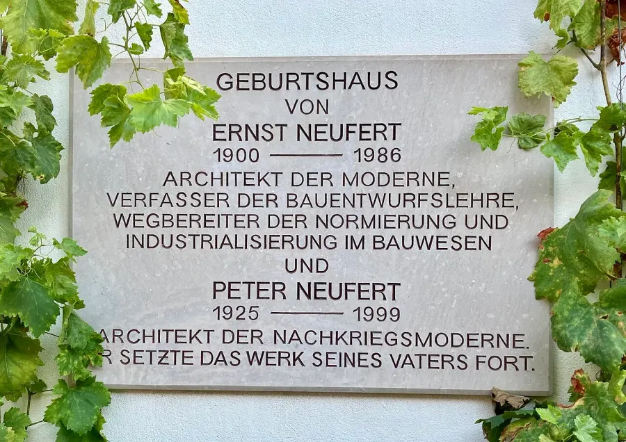 The Ernst Neufert card