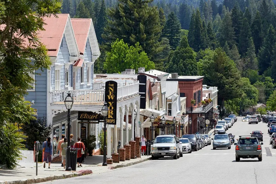The Nevada City, California card