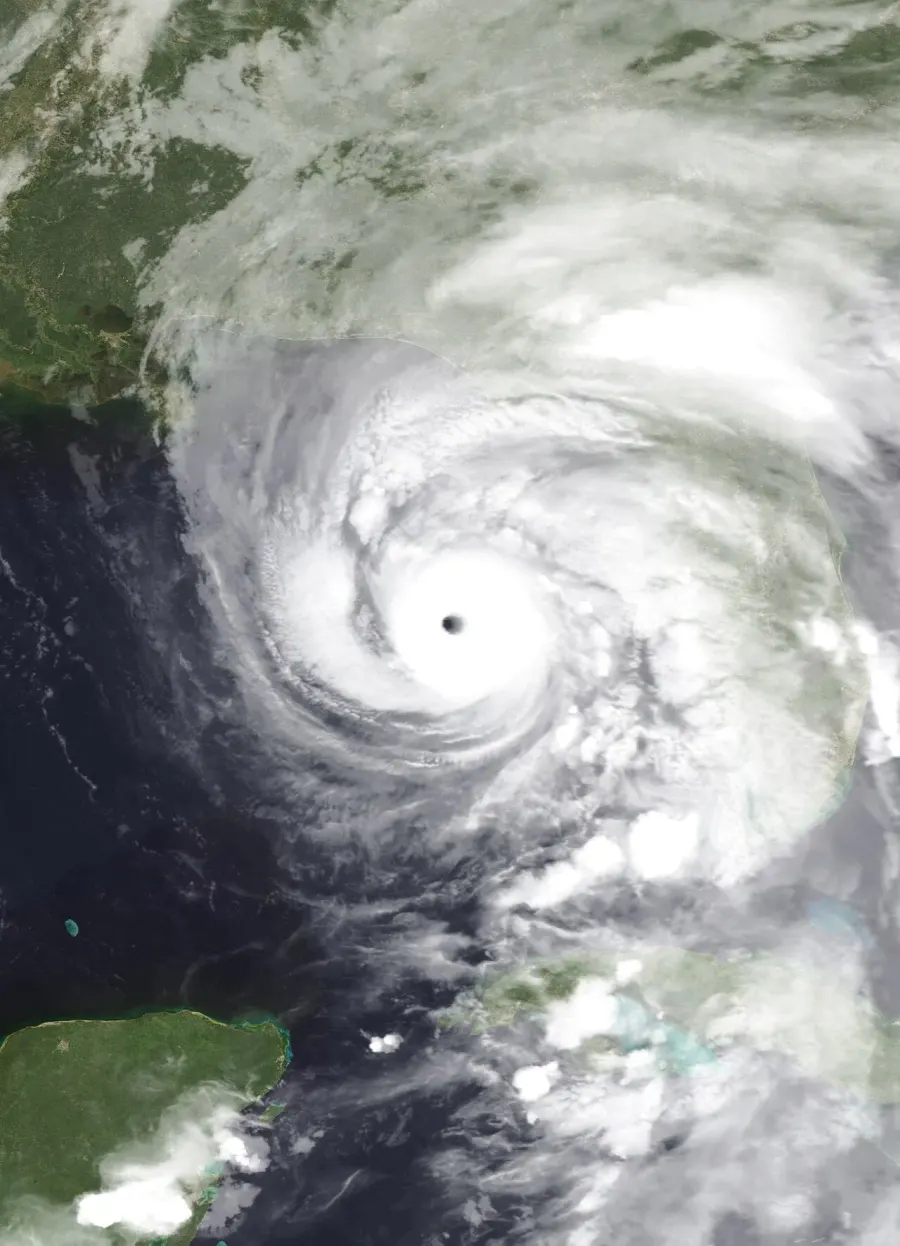 La carte Ouragan Dennis