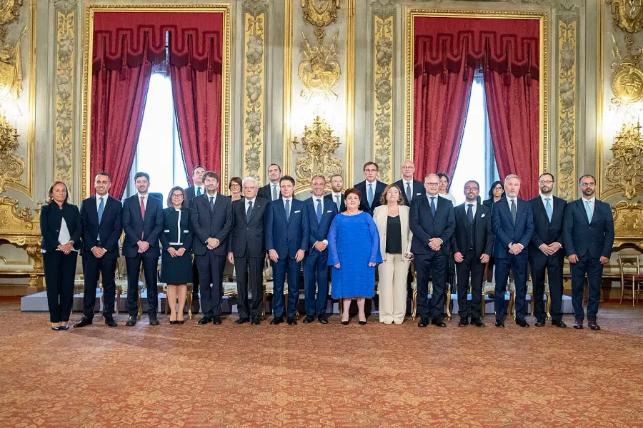 The Second Conte government card
