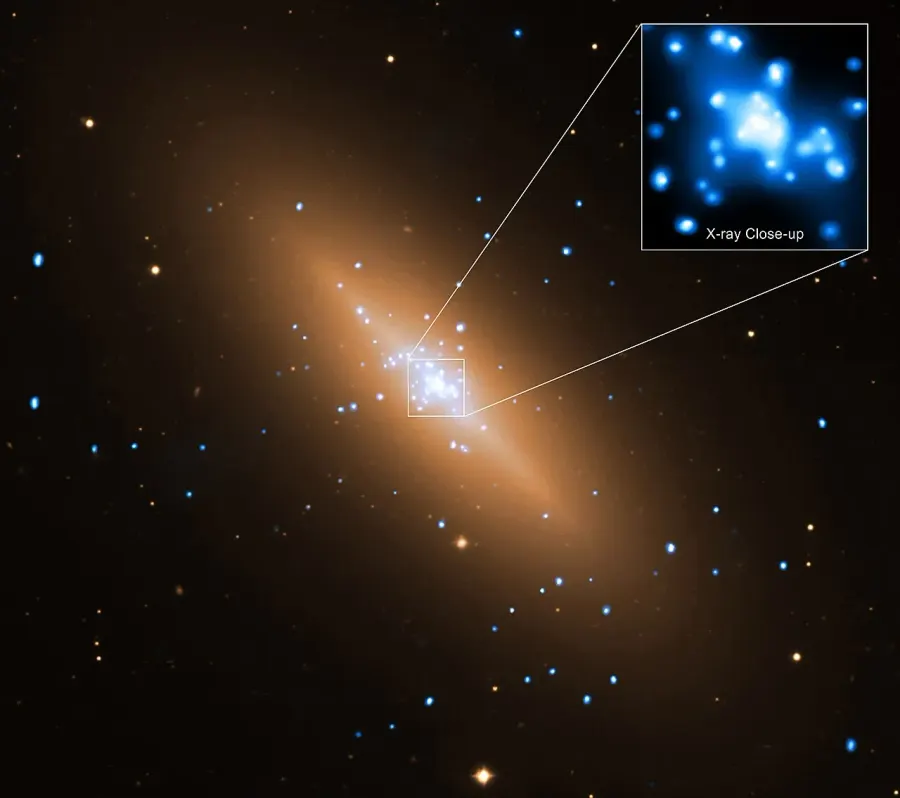 La carte NGC 3115