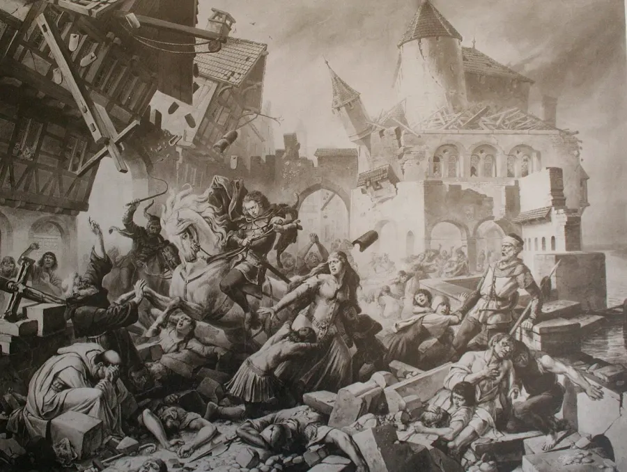 The 1356 Basel earthquake card