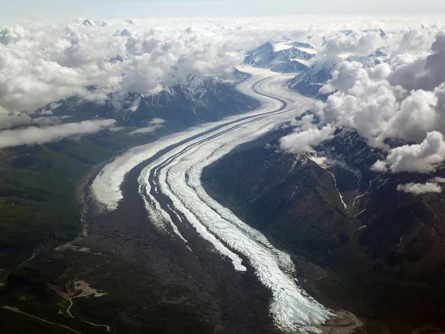The Matanuska Glacier card
