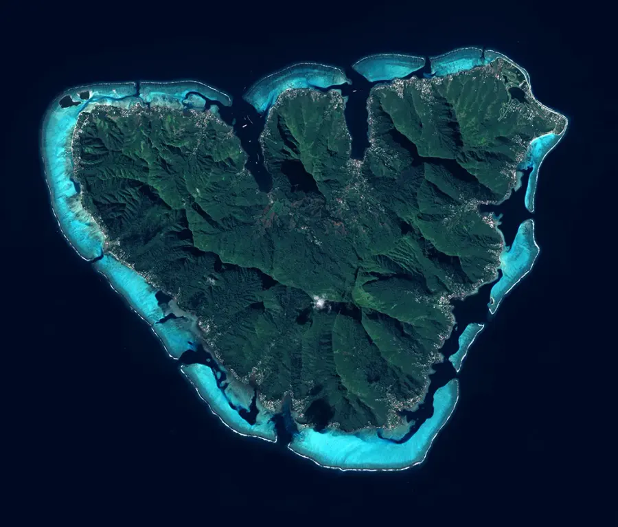 La carte Moorea