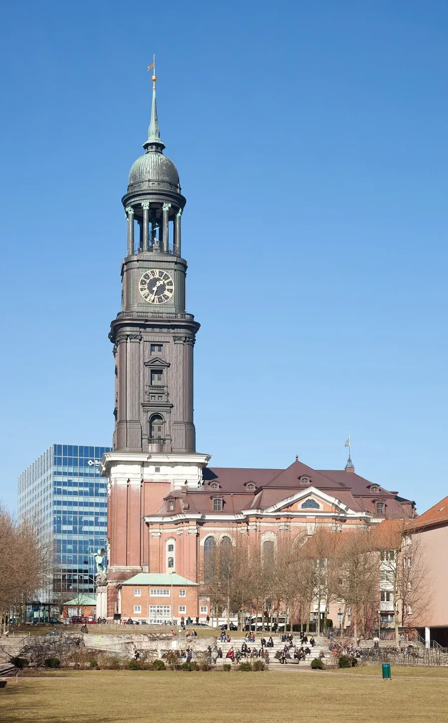 The St. Michael's Church, Hamburg card