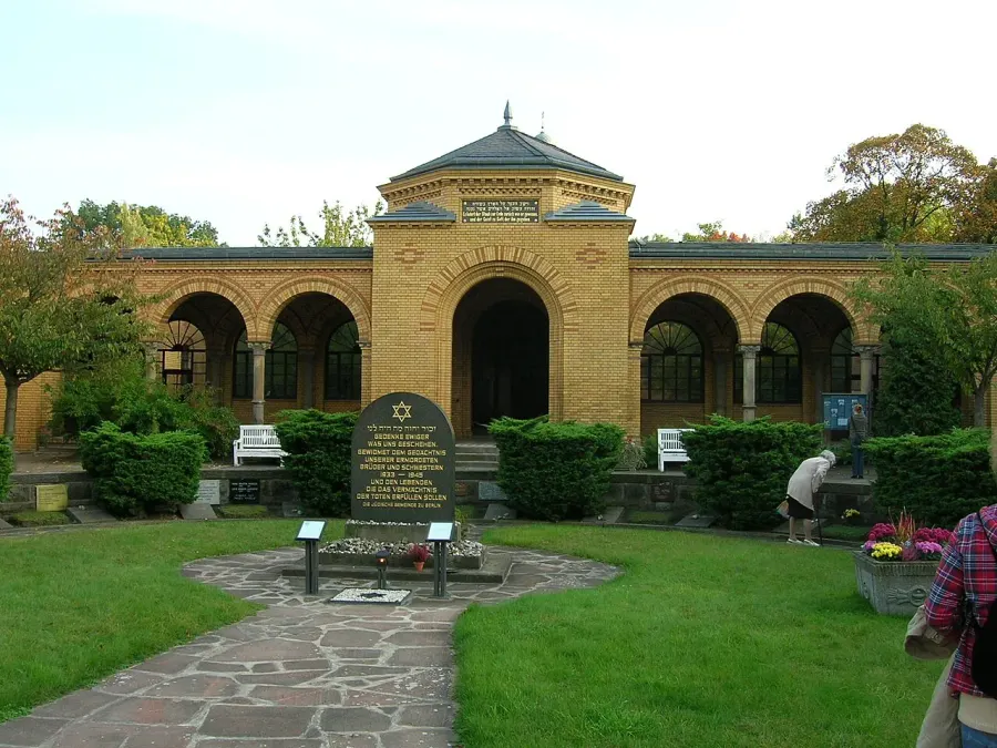 The Weißensee cemetery card