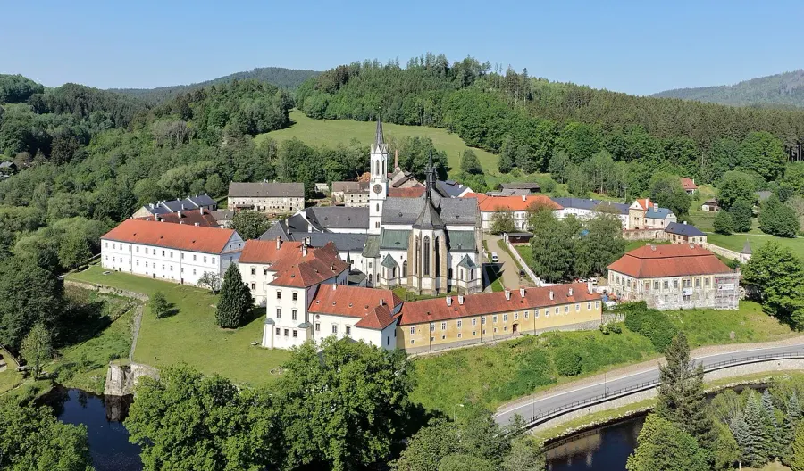 The Vyšší Brod Monastery card