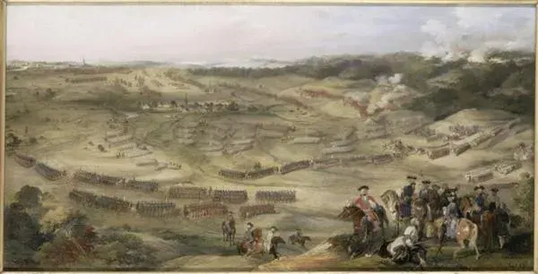 La carte Bataille de Hastenbeck
