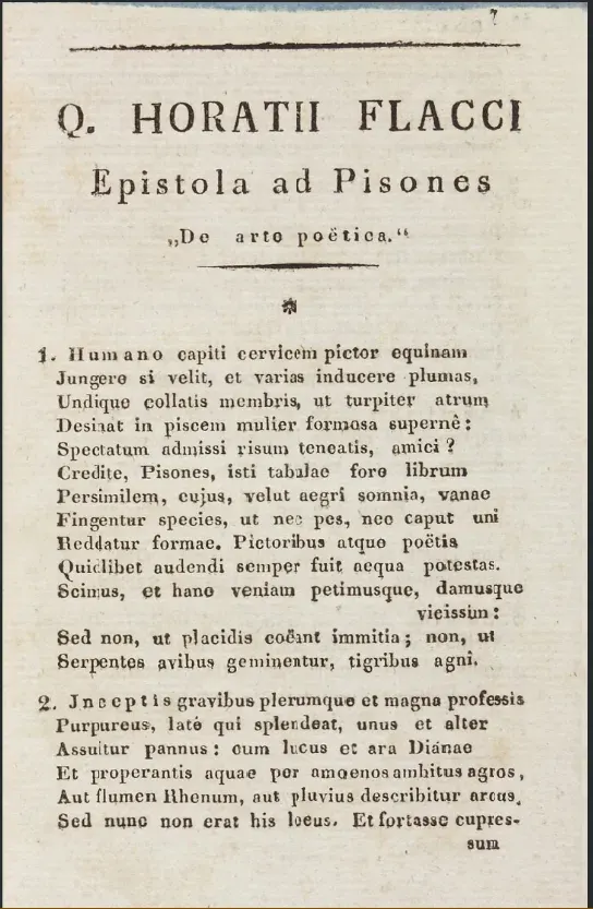 La carte Ars Poetica
