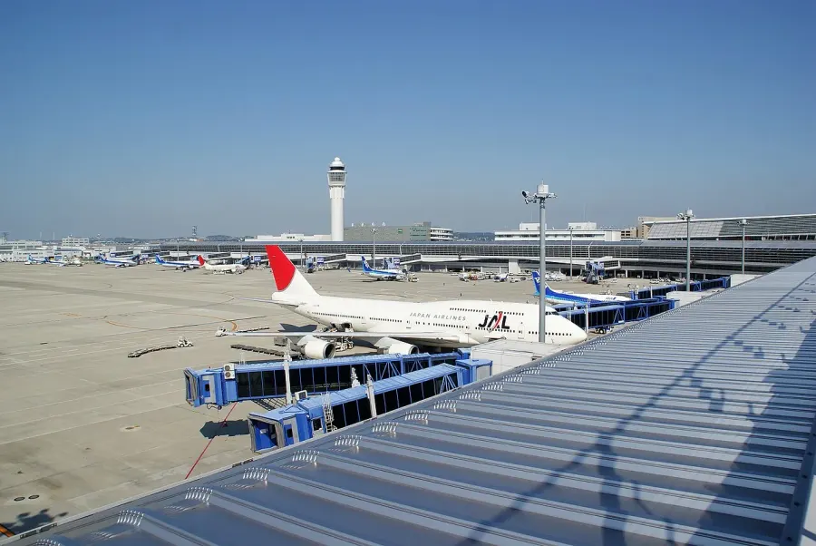 La carte Aéroport international du Chūbu