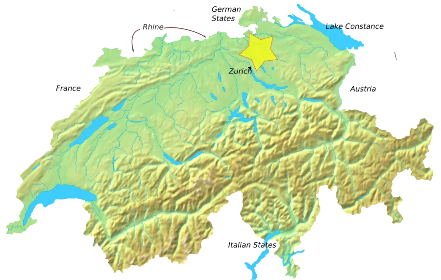 The Battle of Winterthur card