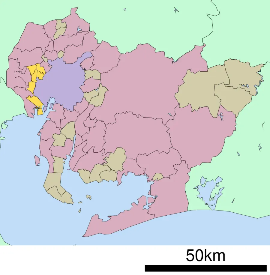 La carte District d'Ama