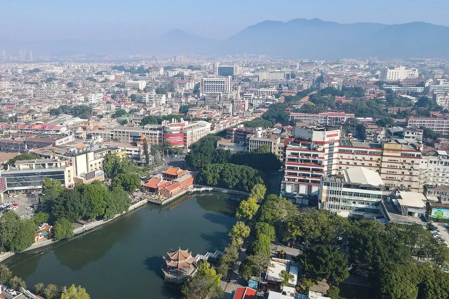 La carte Quanzhou