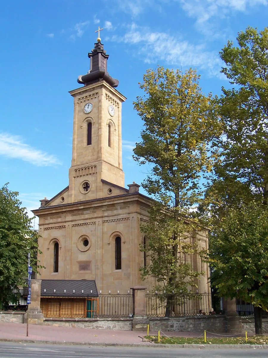 La carte Église de la Sainte-Trinité de Gornji Milanovac