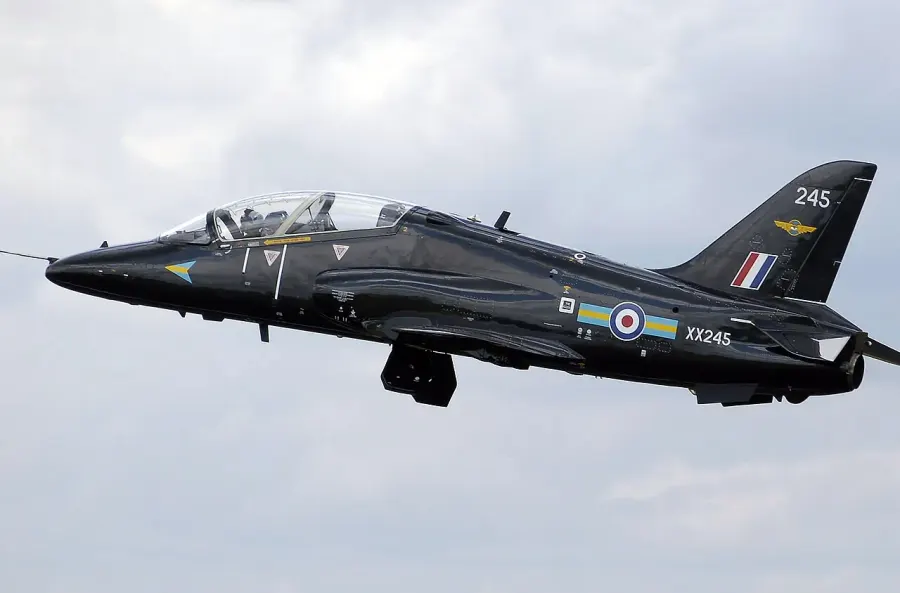 La carte BAe Hawk
