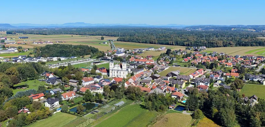 La carte Sankt Veit am Vogau