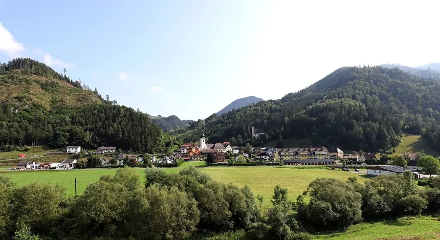 The Sankt Katharein an der Laming card