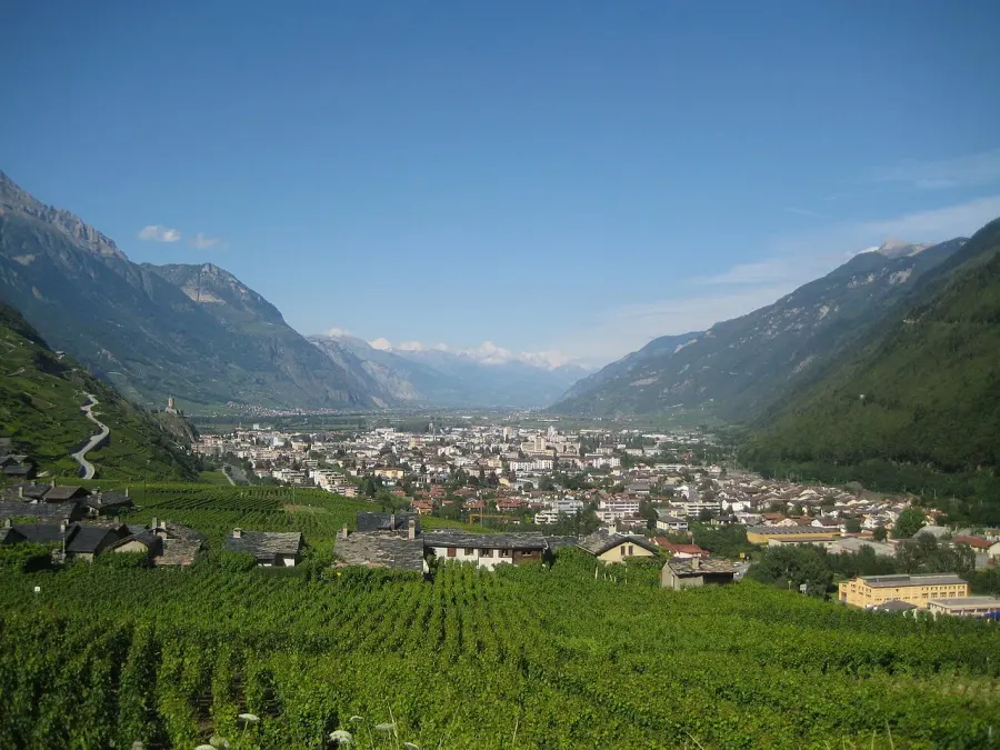 La carte Martigny