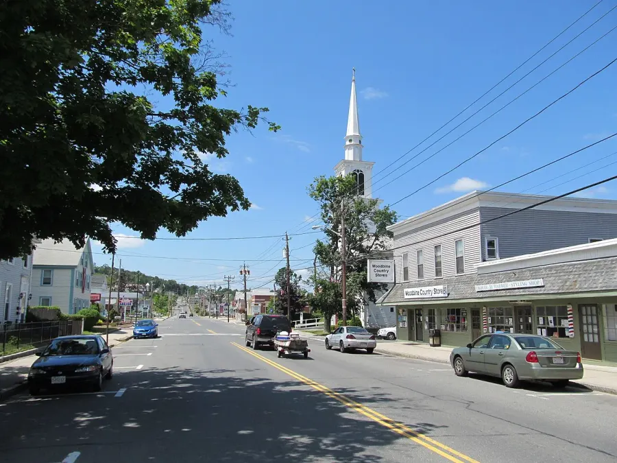 The Monson Center, Massachusetts card