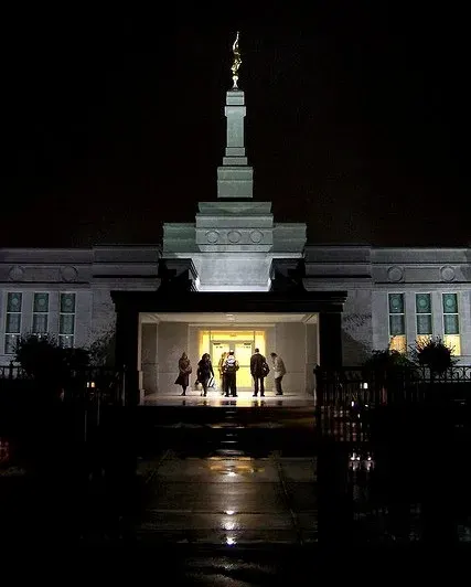 La carte Temple mormon de Montréal