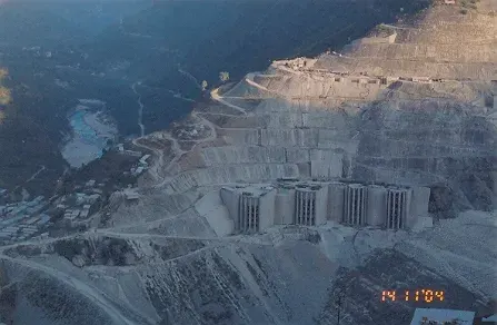 La carte Barrage de Tehri