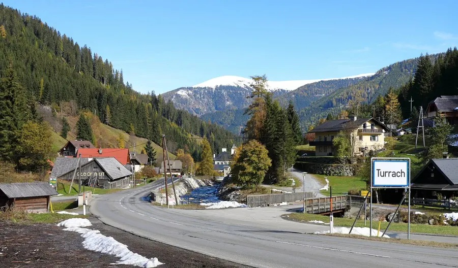 La carte Predlitz-Turrach