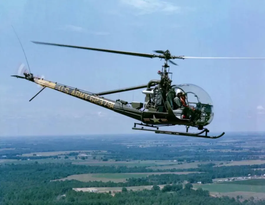 The Hiller OH-23 Raven card